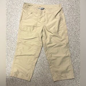 THE NORTH FACE Capri Pants  Horizon Hiking/Casual  Dune Beige Size 8 Like New